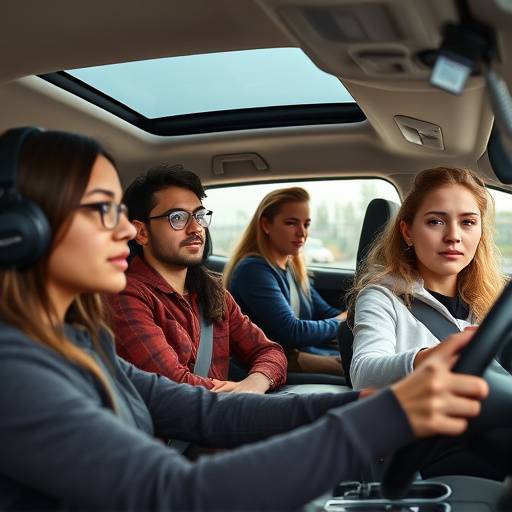 Driving class with diverse students